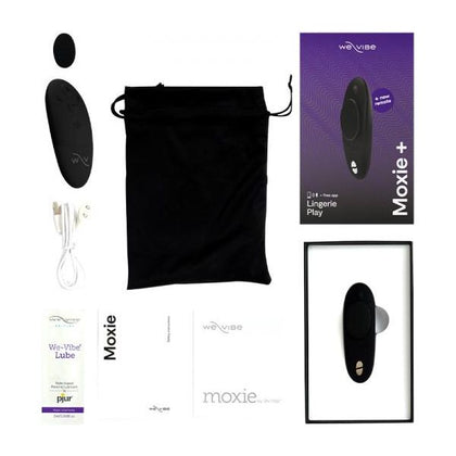 We-Vibe Moxie+ Rechargeable Remote-controlled Silicone Wearable Clitoral Vibrator - Model Moxie Plus - Women's Pleasure - Black

Introducing the SensaSilk™ Moxie Plus - The Ultimate Wearable Clitoral Vibrator for Women's Pleasure in Sleek Black