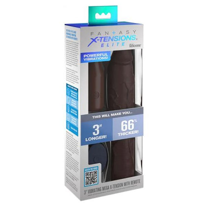 Fantasy X-tensions Elite Sleeve Vibrating 9in With 3in Plug W-remote Brown
Introducing the Fantasy X-tensions Elite 3