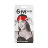 Sportsheets Sex & Mischief Amor Blindfold Red - Luxurious Heart-Shaped Satin Blindfold for Sensory Play, Model AMR-001, Unisex, Enhances Pleasure, Red Color - Adult Naughty Store