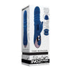 Evolved The Ringer Rechargeable Thrusting Silicone Rabbit Vibrator - Blue - Adult Naughty Store