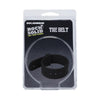 Rock Solid The Belt Adjustable Silicone C-Ring Black - Ultimate Pleasure Enhancer for Men