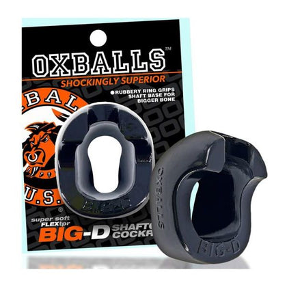 OXBALLS BIG-D Shaft Grip Cockring Black - Enhance Your Pleasure with the Ultimate Cockring Experience - Adult Naughty Store