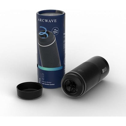 Arcwave Pow Black Manual Stroker with Suction Control - Premium Male Masturbator for Intense Pleasure and Climax