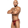 Male Power Disco Desire Bong Thong Black-Red S-M: Sensational Men's Disco Desire Bong Thong Lingerie, Model DD-BT-BR-SM, for Intimate Pleasure in a Size Small-Medium - Adult Naughty Store