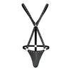 Male Power Fetish Warrior Criss-cross Body Harness Black L-XL - Adult Naughty Store