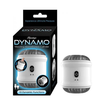 Nasstoys Dynamo Vibrating Masturbator Cup White - The Ultimate Pleasure Experience for Men - Adult Naughty Store