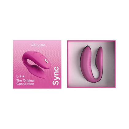 We-Vibe Sync Rose Couples Vibrator - Model SVR001 - For Shared Pleasure - G-Spot and Clitoral Stimulation - Rose Pink