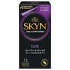 SKYN® Elite Ultra-Thin Polyisoprene Condoms 12-Pack - Premium Sensation, Model X1, Unisex, Ultimate Pleasure, Vibrant Blue