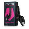 Forto Ribbed Pro Vibrating Massager Black - Powerful Prostate Stimulator for Intense Pleasure - Adult Naughty Store