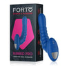 Forto Ribbed Pro Vibrating Massager Blue - The Ultimate Pleasure Experience for Men - Adult Naughty Store