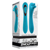 Evolved Heads Or Tails Rechargeable Silicone Vibrator Teal