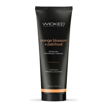 Wicked Orange Blossom + Patchouli Sensual Massage Cream 4 Oz. - Adult Naughty Store