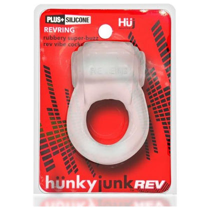 Hünkyjunk Revring Cockring With Bullet Vibrator - Clear Ice