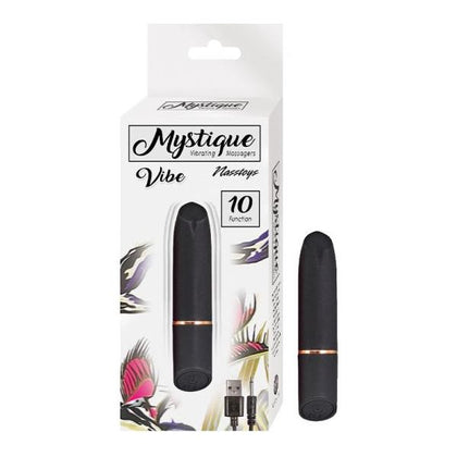 Nasstoys Mystique Vibe Rechargeable Silicone Bullet Vibrator Black