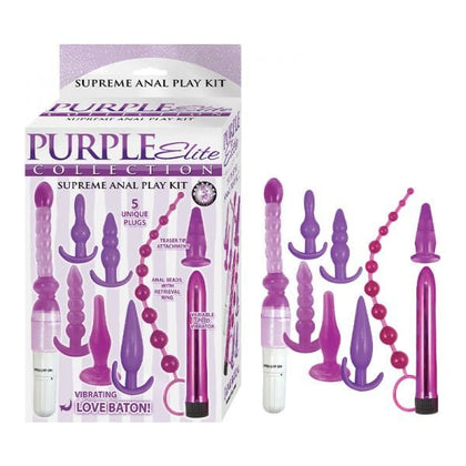 Purple Elite Collection Supreme Anal Play Kit - The Ultimate Pleasure Experience for All Genders