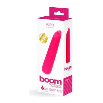 Vedo Boom Rechargeable Warming Silicone Slimline Vibrator Pink

Introducing the Vedo Boom Rechargeable Warming Silicone Slimline Vibrator - Model BRSV-PK. The Perfect Pleasure Companion for U - Adult Naughty Store