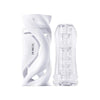 Introducing the Dorcel Deep Blow White Transparent Manual Masturbator - Model DBW-001: A Sensational Pleasure Device for Men, Designed for Intense Stimulation and Visual Delight - Adult Naughty Store