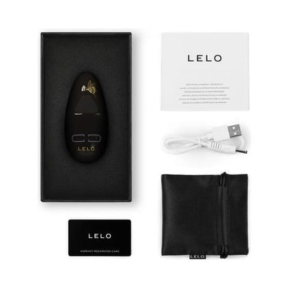 Lelo Nea 3 Rechargeable Mini Silicone Vibrator - Petite-Sized Pleasure Device for Sensual Stimulation - Black