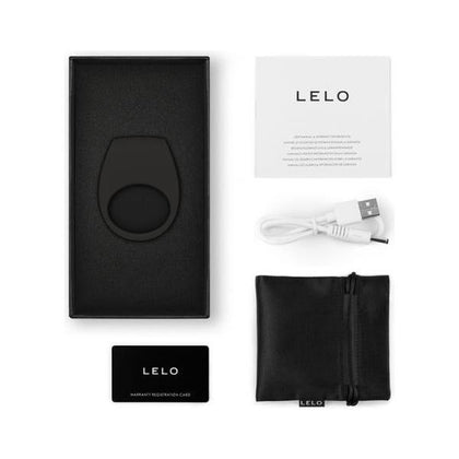 LELO Tor 3 App-Connected Vibrating Couples' Cockring - Model T3B - Black