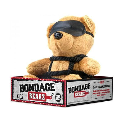 Bondage Bearz Bound Up Billy Plush BDSM Teddy Bear Toy - Model BUB-001 - Unisex - Sensory Play - Black