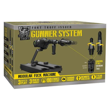 Fort Troff Ft Gunner 3-in-1 Remote-controlled Modular Fuck Machine Black - Adult Naughty Store