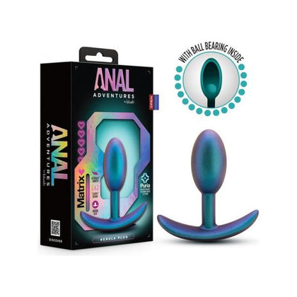 Anal Adventures Matrix Nebula Plug Lunar Blue - The Ultimate Anal Pleasure Experience - Adult Naughty Store