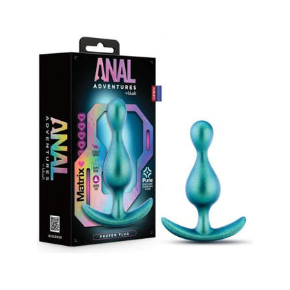 Anal Adventures Matrix Photon Plug Neptune Teal - The Ultimate Anal Pleasure Experience for All Genders