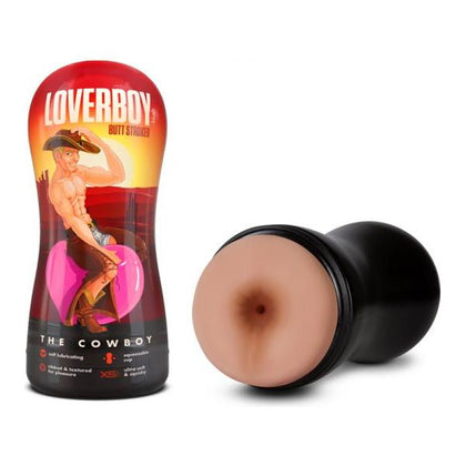 Loverboy The Cowboy Self-Lubricating Anal Stroker Beige - The Ultimate Pleasure Experience for Men!