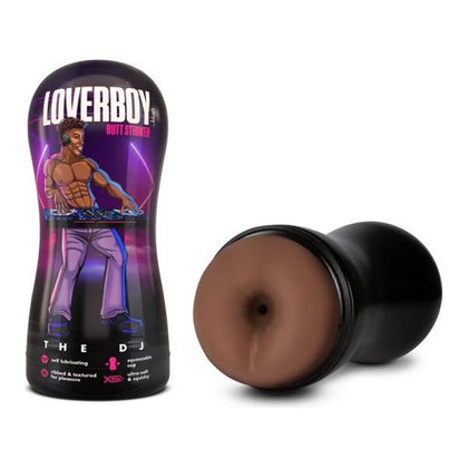 Loverboy The DJ Self-Lubricating Anal Stroker - Model 69B: Ultimate Pleasure for Men in Brown