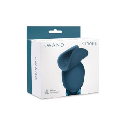 Le Wand Stroke Silicone Penis Play Attachment - Powerful Pleasure for Men, Intense Stimulation, Model LS-300, Black