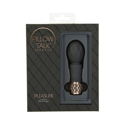 Pillow Talk Secrets Pleasure Rechargeable Clitoral Vibrator Wand Black