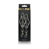 Bound Nipple Clamps C3 Gunmetal: Intensify Pleasure with Bound's C3 Gunmetal Nipple Clamps for All Genders and Sensual Stimulation - Adult Naughty Store