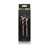 Bound Nipple Clamps D3 Rose Gold - Premium Metal Nipple Clamps for Sensual Stimulation and Pleasure in a Luxurious Rose Gold Finish - Adult Naughty Store