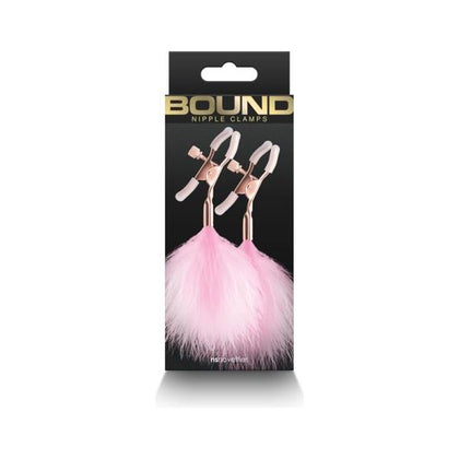 Bound Nipple Clamps F1 Pink - Premium Metal Nipple Clamps for Sensual Stimulation and Pleasure