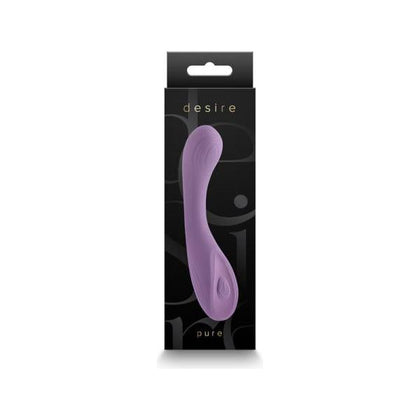 Desire Pure Dusty Lavender Silicone Vibrator - Petite Multi-Speed Pleasure Toy - Model DDL-001 - Women's Intimate Massager