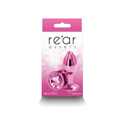 Introducing the Exquisite Pleasures Collection: Rear Assets Metal Anal Plug Small - Model RAS-001, Pink - For Him or Her, Ultimate Anal Pleasure - Adult Naughty Store