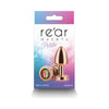 Introducing the Rear Assets Petite Metal Anal Plug in Rose Gold/Rainbow: A Sensational Pleasure Delight for All Genders! - Adult Naughty Store