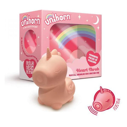 Unihorn Heart Throb UT-5000 Pulsing Vibrator for Women - Clitoral Stimulation - Pink - Adult Naughty Store