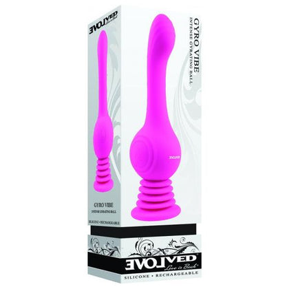 Evolved Gyro Vibe Rechargeable Gyrating Silicone Vibrator - Model GVR-500 - Pink, for Intense Pleasure and Sensual Stimulation - Adult Naughty Store