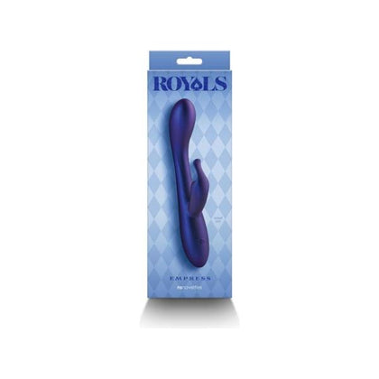 Royals Empress Rabbit Vibrator Metallic Blue - The Ultimate Pleasure Experience for Queens