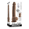 Evolved Full Monty Rechargeable Remote-controlled Thrusting Twirling 9 In. Silicone Dildo Dark