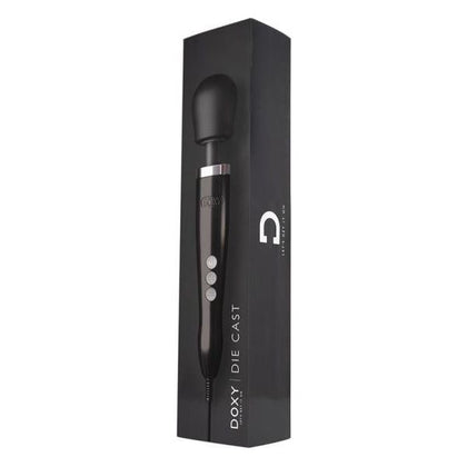 Doxy Die Cast Wand Vibrator Black - Powerful and Luxurious Pleasure for All Genders and Intense Stimulation
