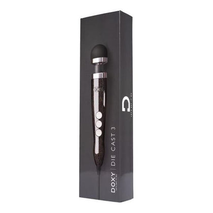 Doxy Die Cast 3 Compact Wand Vibrator - Powerful Pleasure for Intimate Moments - Disco Black