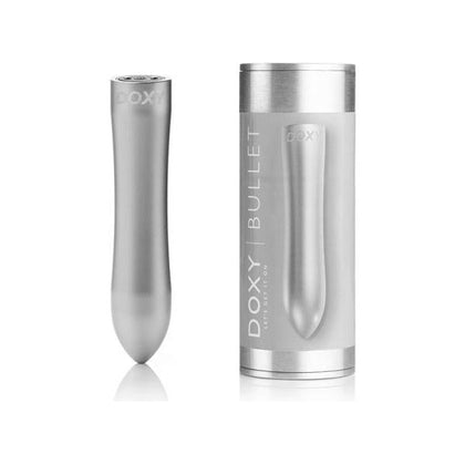 Doxy Bullet Rechargeable Vibrator - Model X1000 - For Women - Clitoral Stimulation - Silver