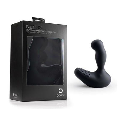 Doxy 3 Silicone Prostate Wand Attachment Black - Powerful Pleasure for Men's Prostate Stimulation