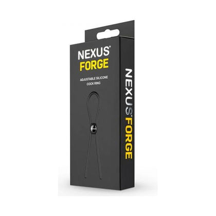 Nexus Forge Adjustable Silicone Lasso Cockring Black