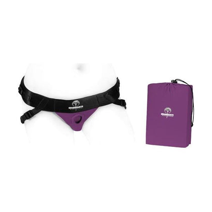 Spareparts Joque Double Strap Harness - Purple (Size B) for Versatile and Comfortable Strap-On Play