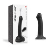 Strap-On-Me Squirting Cum Semi-Realistic Silicone Dildo - Black S (Fluid Not Included) - Adult Naughty Store