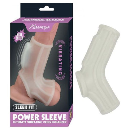 Nasstoys Power Sleeve Sleek Fit Vibrating Penis Enhancer White