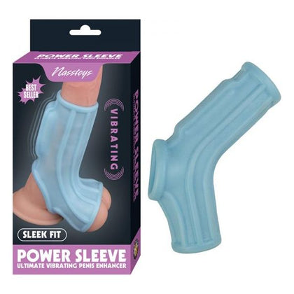 Nasstoys Power Sleeve Sleek Fit Vibrating Penis Enhancer Blue